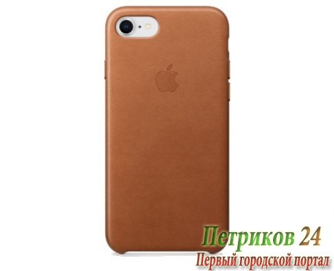 Чехол APPLE Leather Case MQH72ZM/A Saddle Brown