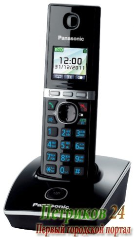 Радиотелефон Panasonic KX-TG8051RUB черный