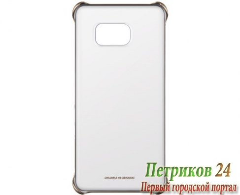 Чехол Samsung Clear Cover EF-QG928CFEGRU Gold