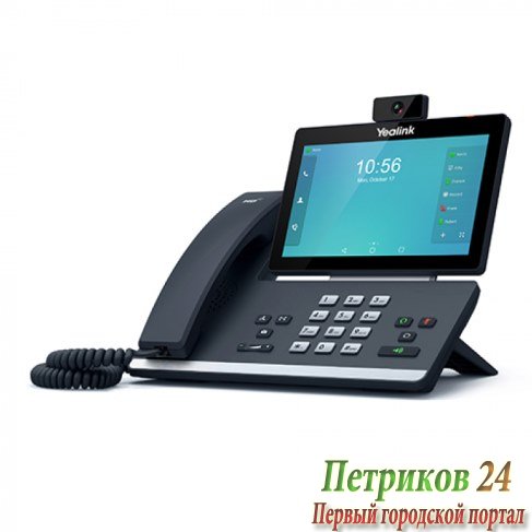 Телефон Yealink SIP-T58V серый