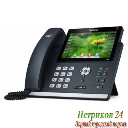 Телефон Yealink SIP-T48S серый