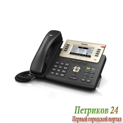 Телефон Yealink SIP-T42S черный