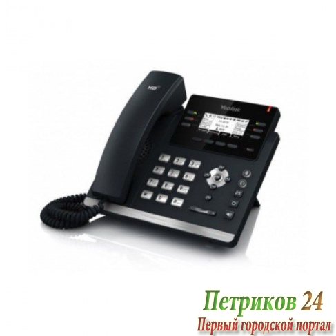 Телефон Yealink SIP-T40G черный
