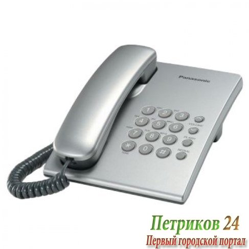 Телефон Panasonic KX-TS2350RUS серебристый