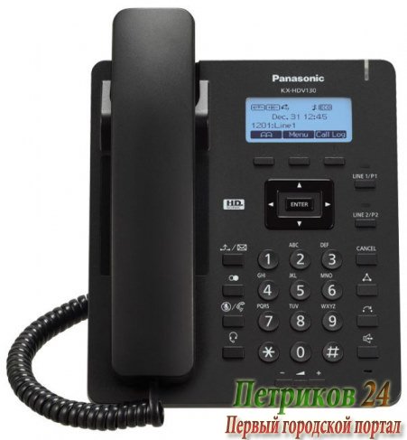 VoIP-телефон Panasonic KX-HDV130RUB