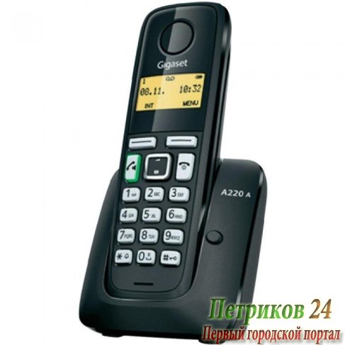 Радиотелефон Siemens DECT GIGASET A220 black