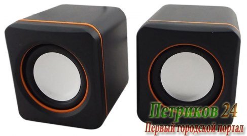 Колонки OKLICK OK-301 черный/оранжевый