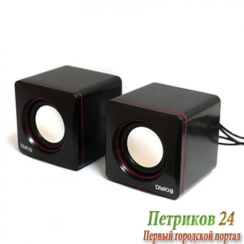 Колонки Dialog Colibri AC-04UP BLACK-RED