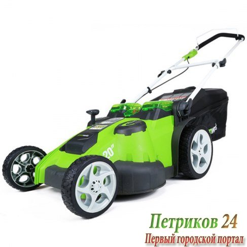 Газонокосилка аккумуляторная GreenWorks G40LM49DB 2500207VB