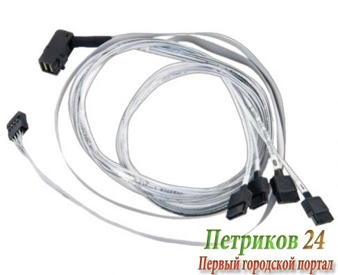 Кабель Adaptec mini-SAS HD - 4 SATA -R 0.8 м
