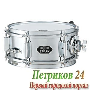 DIXON Spark PDSSK510ST Малый барабан металлический 10"x5", сталь, цвет натуральный, 6 лагов