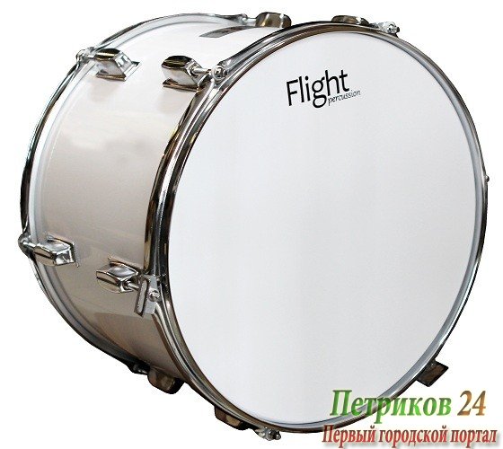 FLIGHT FMT-1410WH Маршевый барабан (тенор). В комплекте палочки и ремень для барабана.Размер: 14'x10'. Цвет: белый.Состав: пластик, металл, нейлон. Сд