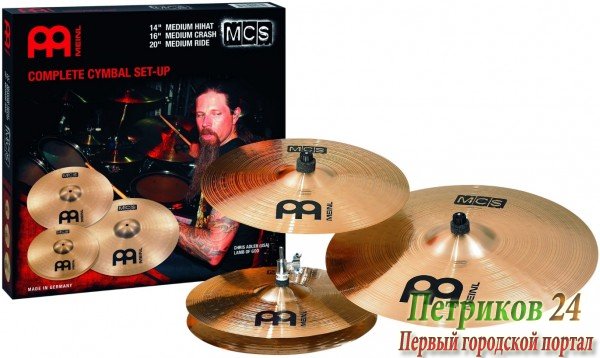 MEINL MCS - комплект тарелок HH-14", Crash-16", Ride -20" Medium, сплав бронзы B8