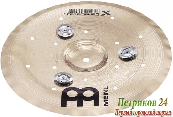 MEINL GX-14FCH-J - тарелка Toms Filter China с джинлами, сплав FX9, именная серия от Тома Бекена - Generation X