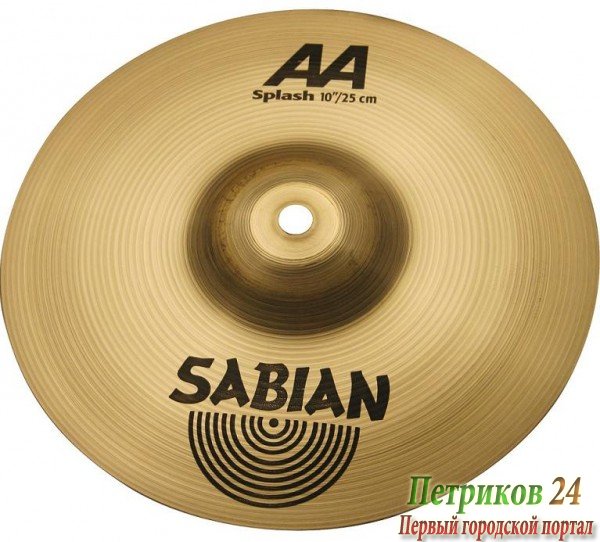 21005 SABIAN AA 10" SPLASH ударный инструмент, тарелка, style Vintage, metal B20, sound Bright, Weight Thin