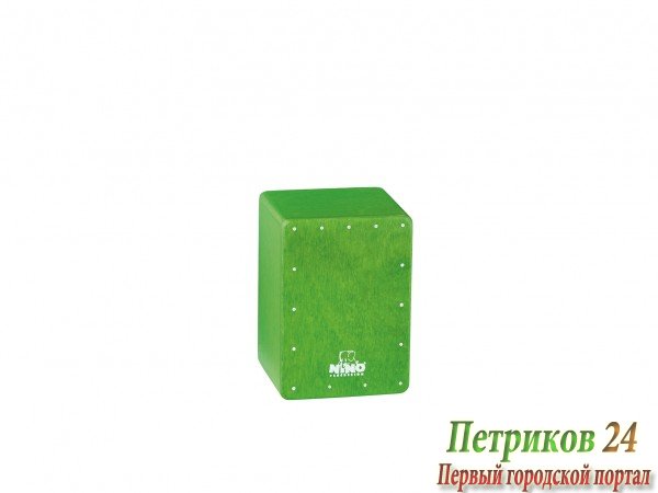 MEINL NINO955GR - деревянный шейкер в форме мини-кахона. Материал: Балтийская Береза. Цвет: зеленый.