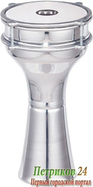 MEINL HE-102 - дарбука, алюминий, 6 1/2" x 12 3/4", без гравировки, настроечный ключ в комплекте