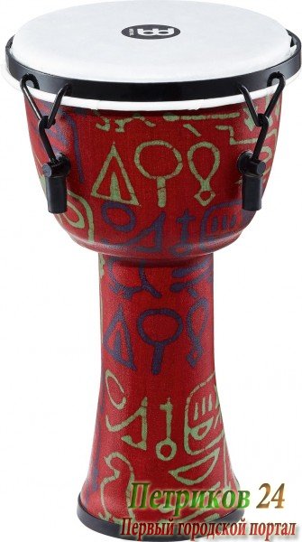 MEINL PMDJ1-S-F - джембе малый, походный (8"x16"), материал - синтетический полимер, мембрана синтетическая, настройка механическая