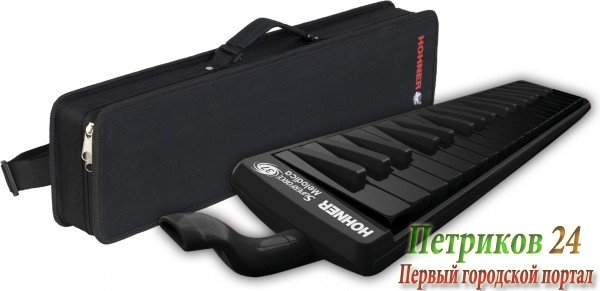 HOHNER Superforce 37 - духовая мелодика 37 клавиш, медные язычки, пластиковый корпус, цвет черный с черными клавишами f-f'' (C94331)