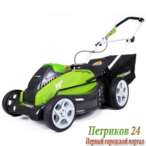 Газонокосилка аккумуляторная GreenWorks G40LM45 2500107UA