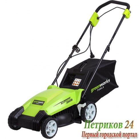 Газонокосилка аккумуляторная GreenWorks G40LM35 2501907