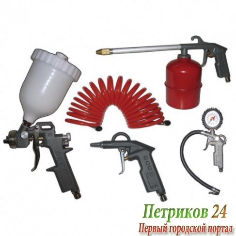 Набор пневмоинструмента Калибр НП-5А 00000021148