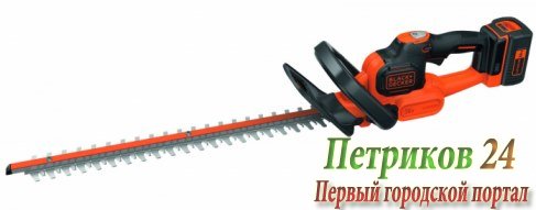 Кусторез аккумуляторный Black&Decker GTC36552PC