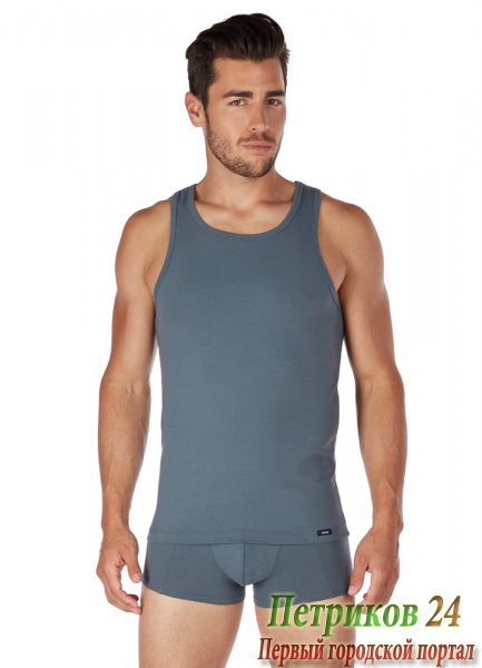 Майка мужская (dusty green, XL)
