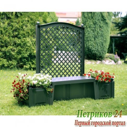Садовая скамейка Green Glade Копенгаген зеленая 43503