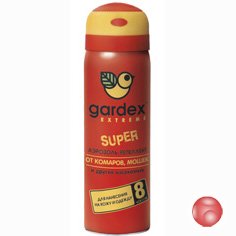Аэрозоль Gardex Extreme Super от комаров, мошек и слепней 80мл (0140)