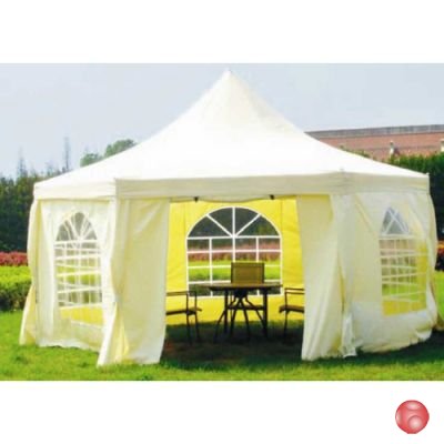 Садовый тент шатер Green Glade 1053 (6 граней)  (Комплект из 2-х коробок)