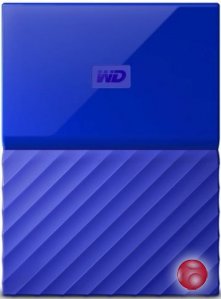 Внешний жесткий диск Western Digital 4Tb WDBUAX0040BBL-EEUE My Passport Blue