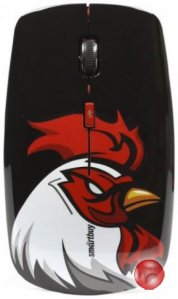 Мышь беспроводная SmartBuy 327AG Красный петух SBM-327AG-RR-FC