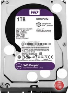 Жесткий диск Western Digital 1Tb SATA-III WD10PURZ