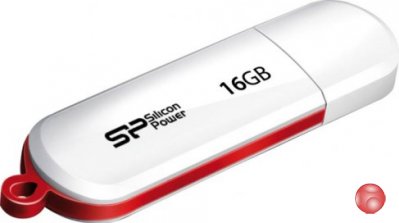 Флэш-диск Silicon Power 16GB LuxMini 320 (Белый)
