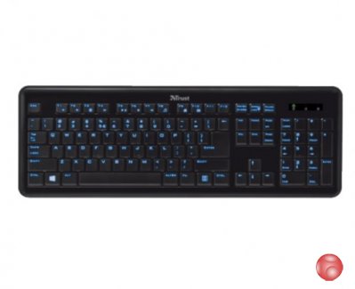 Клавиатура проводная Trust 14960 Illuminated KB-1500