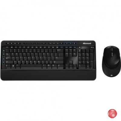 Клавиатура+мышь Microsoft Wireless Desktop 3000 USB BlueTrack (MFC-00019) Black Retail
