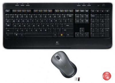 Клавиатура + Мышь Logitech Wireless Combo MK520 Black USB (920-002600)