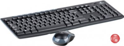 Клавиатура + Мышь Logitech Wireless Combo MK270 Black USB (920-004518)