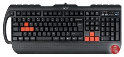 Клавиатура A4TECH X7-G700 Black PS/2