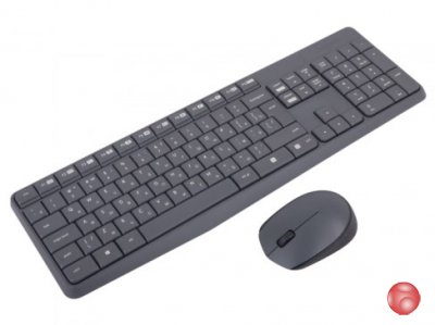 Клавиатура + Мышь Logitech Wireless MK235 Grey (920-007948)