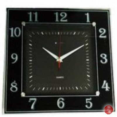 Часы настенные EUROSTEK 3131-2 черные