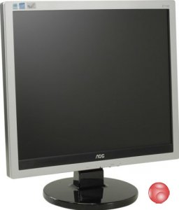 Монитор AOC e719sd Silver-Black