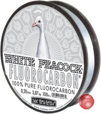 Леска Balsax White Peacock Fluorocarbon 100м 0,25
