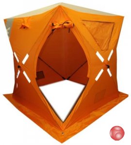 Зимняя палатка куб WOODLAND ICE FISH 2, 160х160х180 см