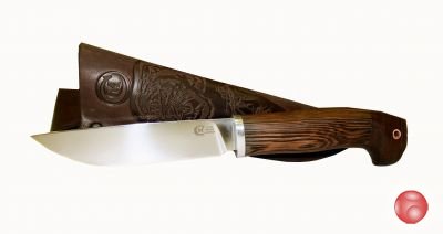 Нож Ворсма туристический Финский, сталь 95х18, дерево-венге (кузница Семина)