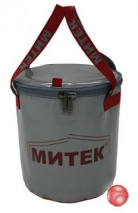 Ведро складное Митек с крышкой диаметр 50см.  Н-20см.