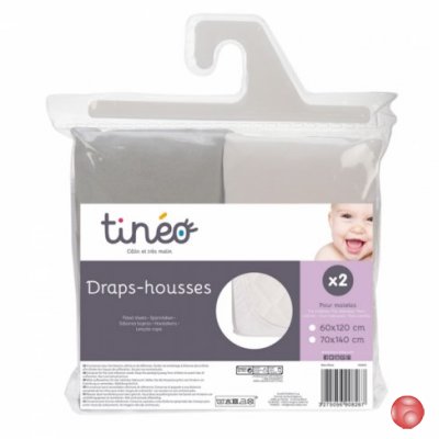 Наматрасники Tineo 690831 белый+серый