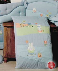Одеяло BABYPIU 48.155VERDE Акварели 75*90