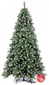 Ель Royal Christmas Seattle заснеженная шишки/ягоды 525150 (150 см)
